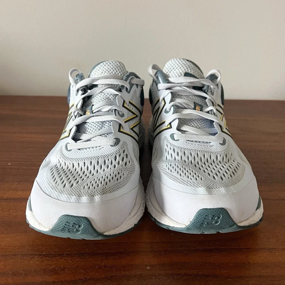 New Balance 860v6 Running Shoes Women's 9 Gray Navy Coral Athletic Sneakers - Picture 5 of 9